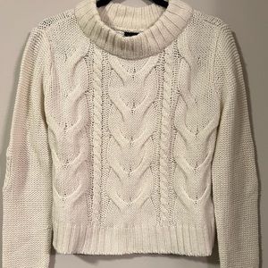 Topshop white knit sweater size 12UK